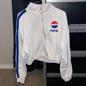crop top pepsi jacket